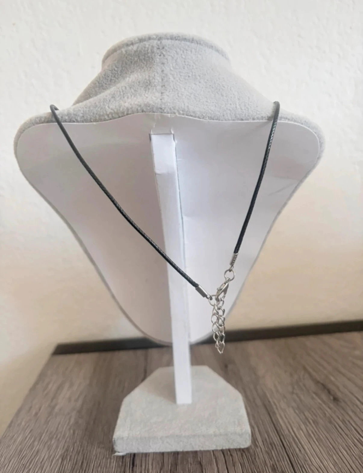 Solar Yellow Heart Pendant Necklace & Black Cord – photo 4